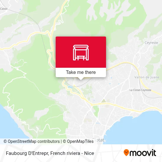 Faubourg D'Entrepr map