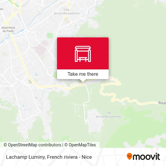 Lachamp Luminy map