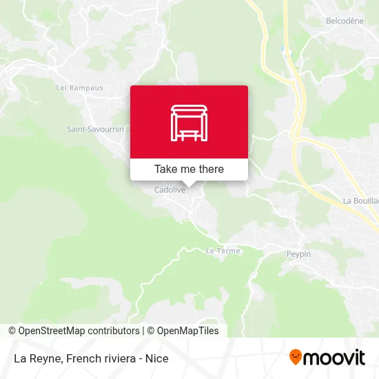 La Reyne map