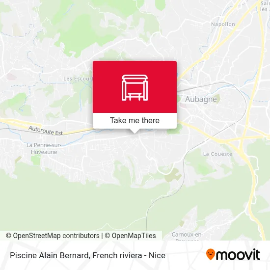 Piscine Alain Bernard map