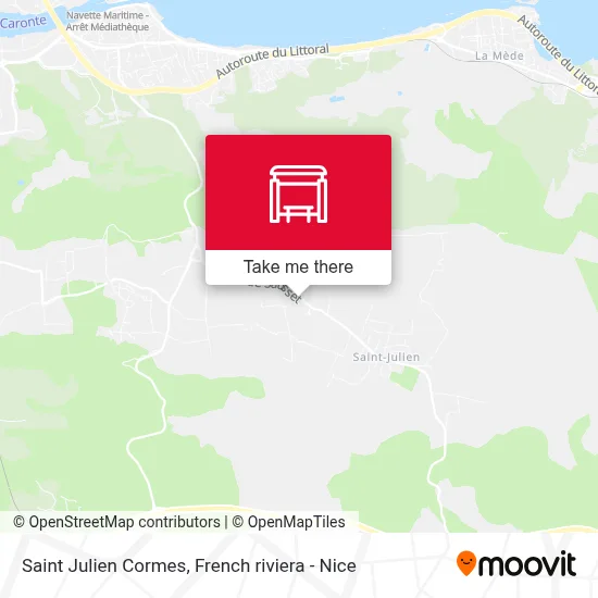 Saint Julien Cormes map