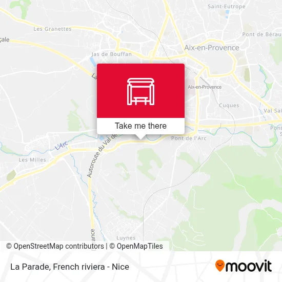 Mapa La Parade