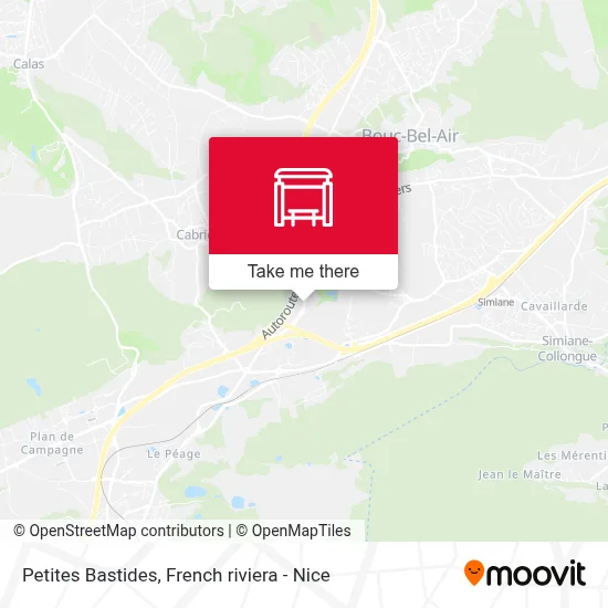 Petites Bastides map