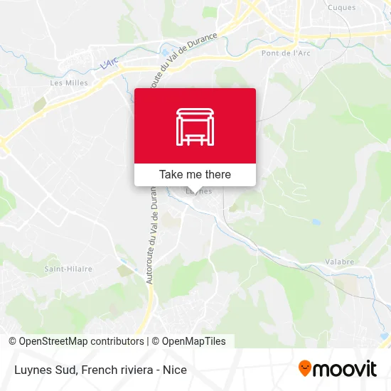 Luynes Sud map