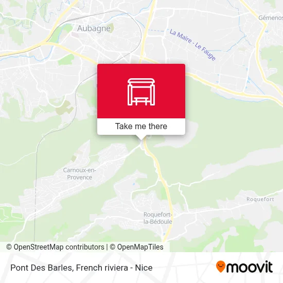 Pont Des Barles map