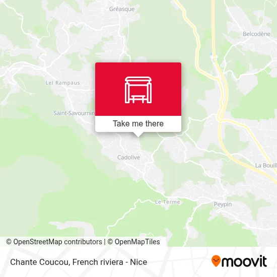 Chante Coucou map