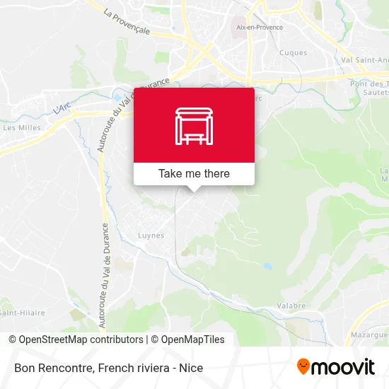 Bon Rencontre map