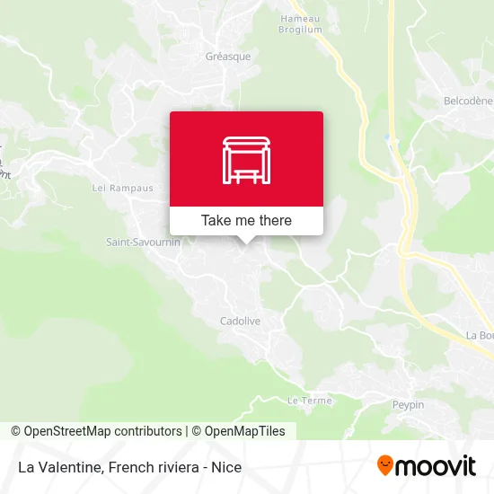 La Valentine map