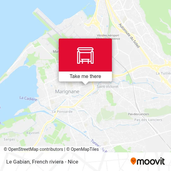 Le Gabian map