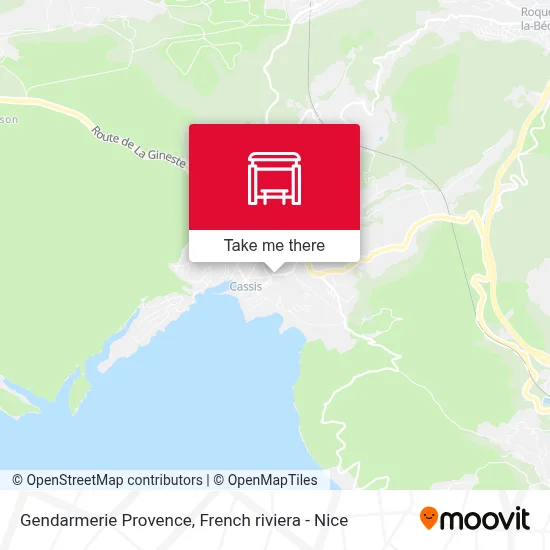 Gendarmerie Provence map