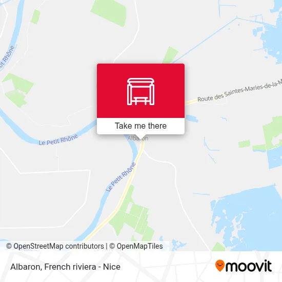 Albaron map