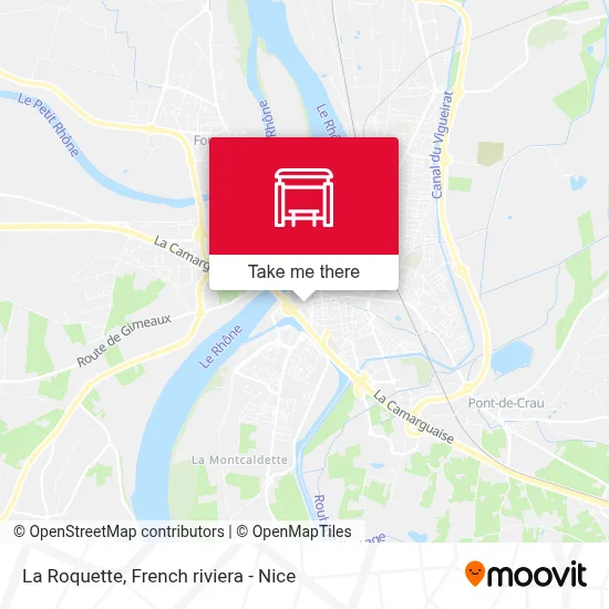 La Roquette map