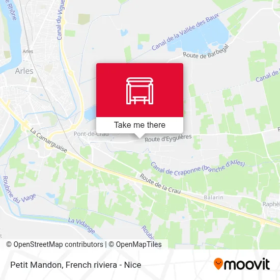 Petit Mandon map
