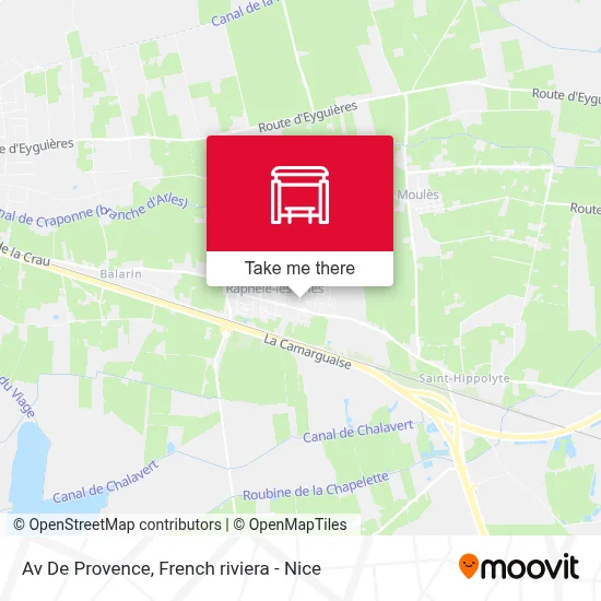 Av De Provence map