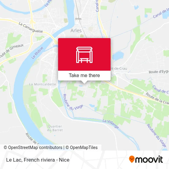 Le Lac map