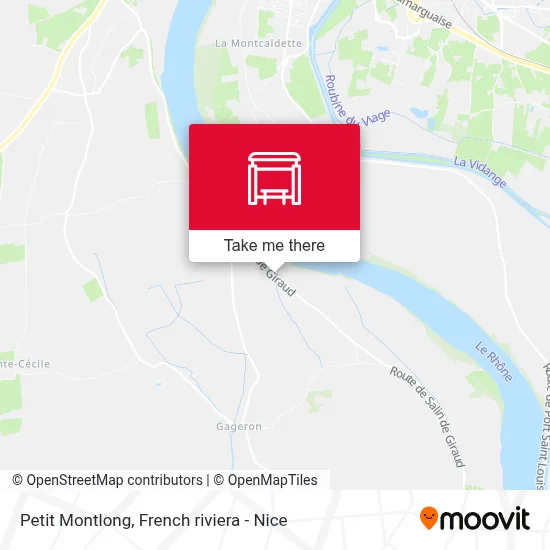 Petit Montlong map