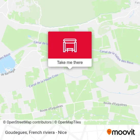 Goudegues map