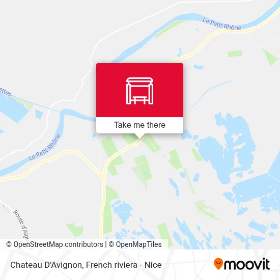 Chateau D'Avignon map