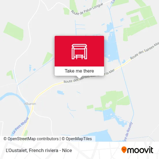 L'Oustalet map