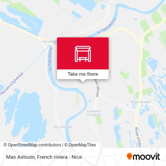 Mas Astouin map
