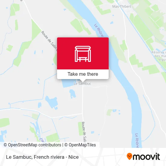Le Sambuc map