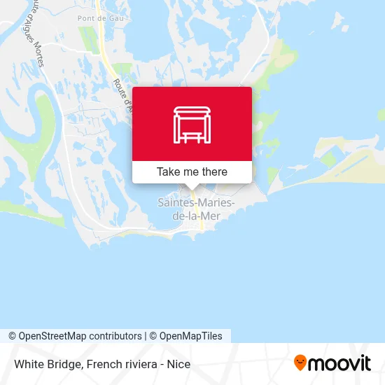 Pont Blanc map
