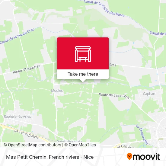 Mas Petit Chemin map