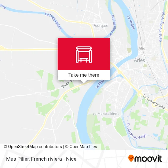 Mas Pilier map