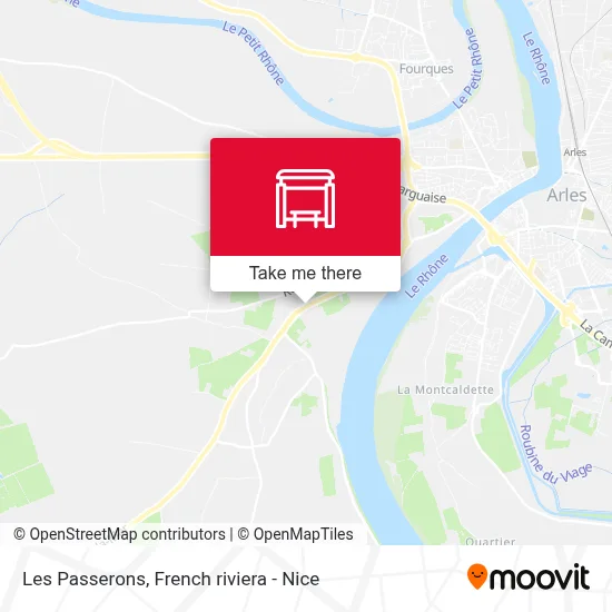 Les Passerons map