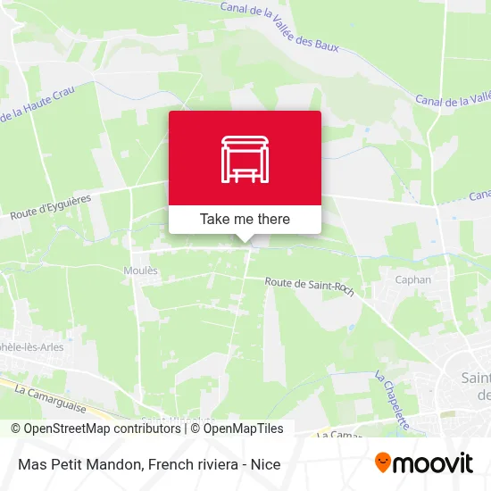 Mas Petit Mandon map