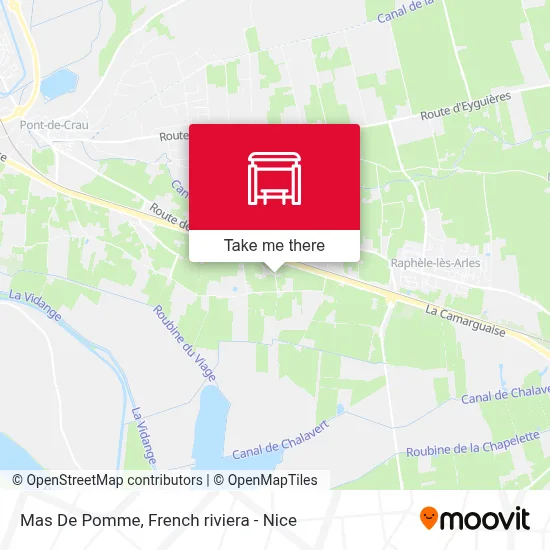 Mas De Pomme map