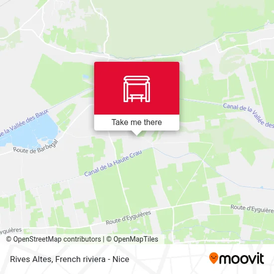 Mapa Rives Altes