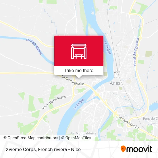 Xvieme Corps map