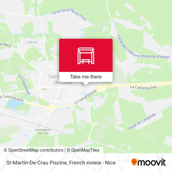 St-Martin-De-Crau Piscine map