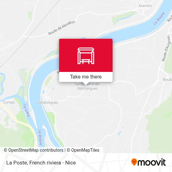 La Poste map