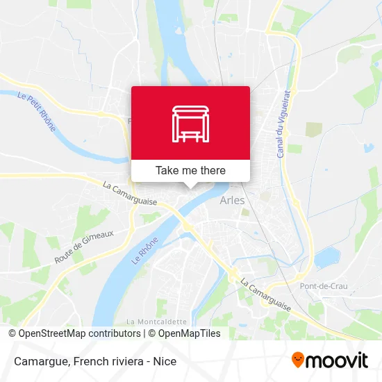 Camargue map