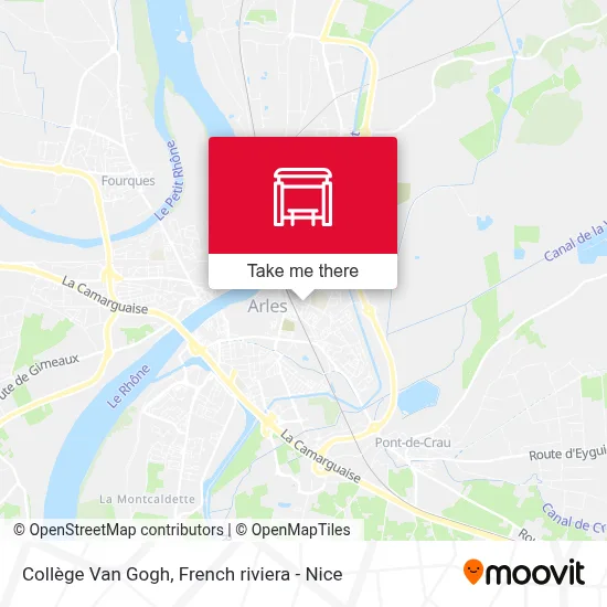 Collège Van Gogh map