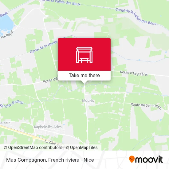 Mas Compagnon map