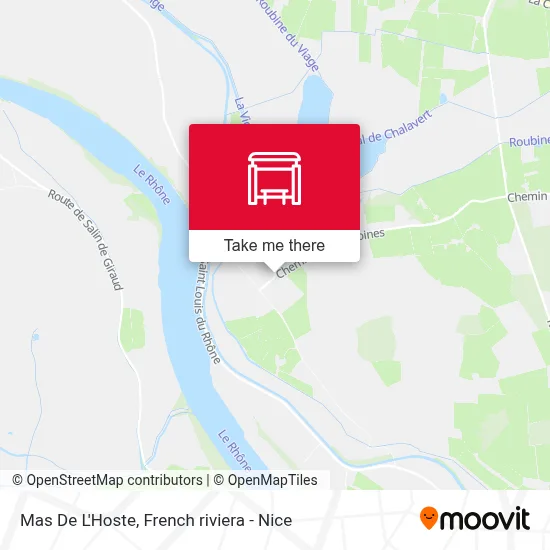 Mas De L'Hoste map