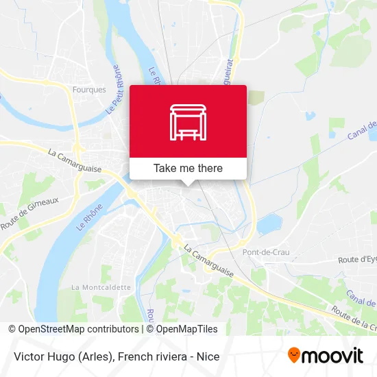 Victor Hugo (Arles) map