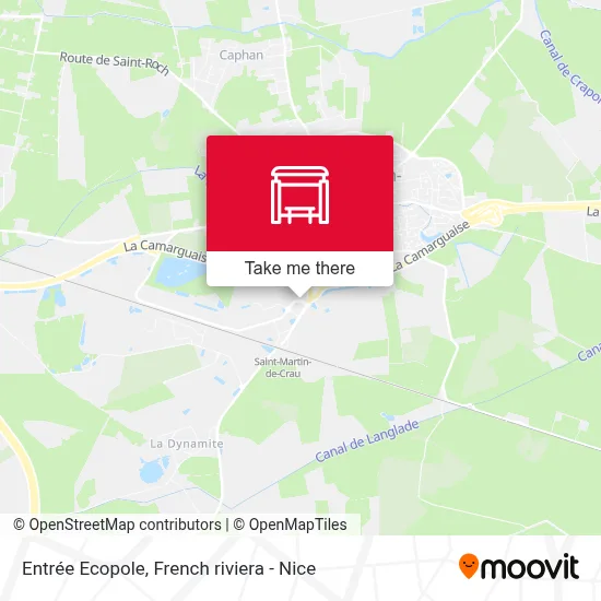 Entrée Ecopole map