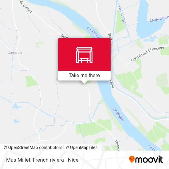 Mas Millet map