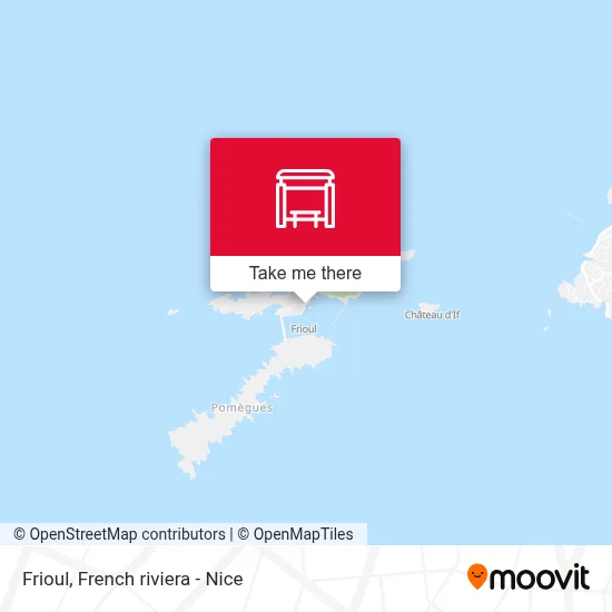 Frioul map