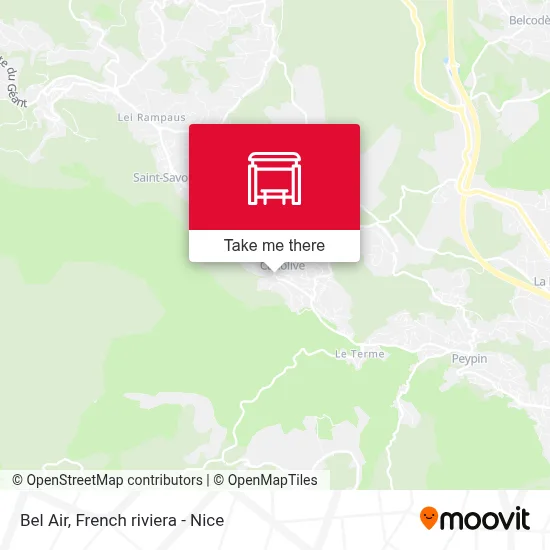 Bel Air map