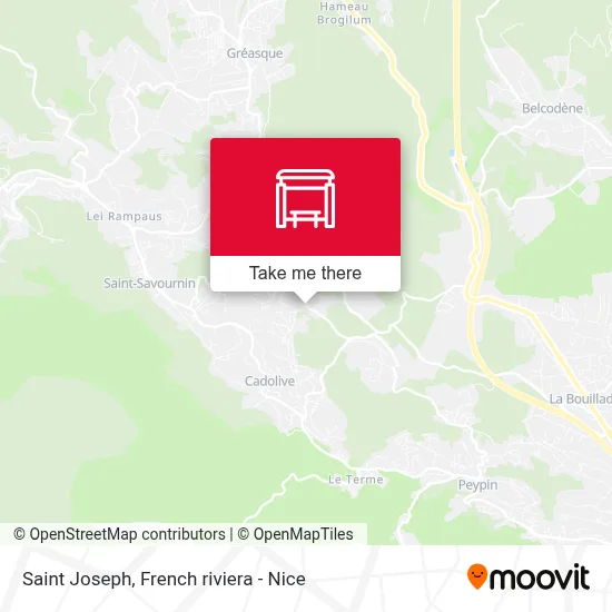 Saint Joseph map