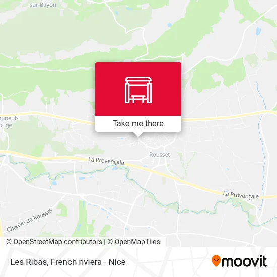 Les Ribas map