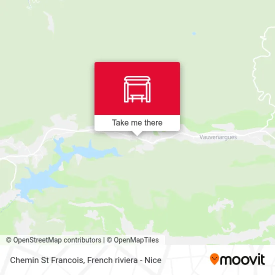 Chemin St Francois map