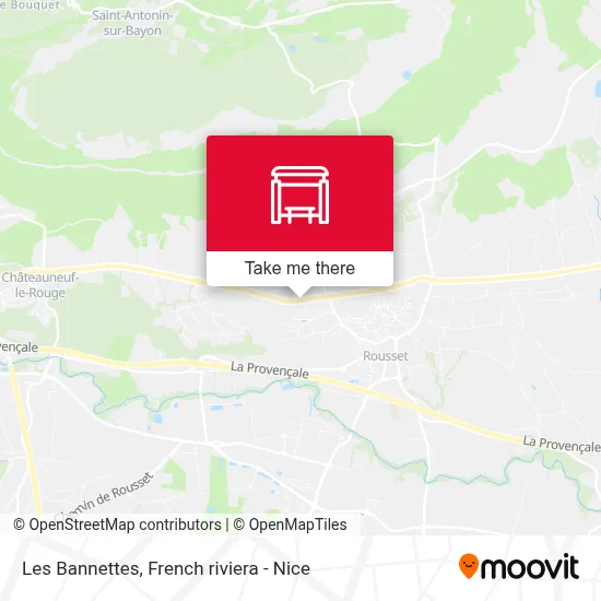 Les Bannettes map