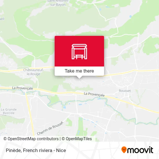 Pinède map