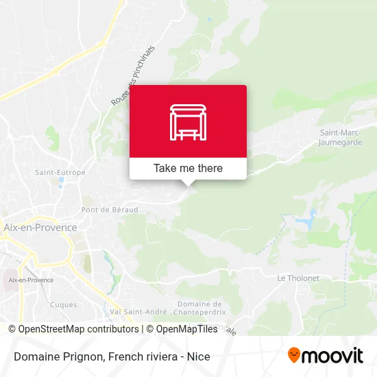 Domaine Prignon map